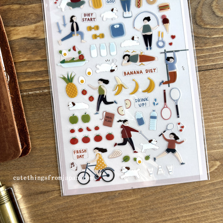 Daily Deco Stickers - Exercise
