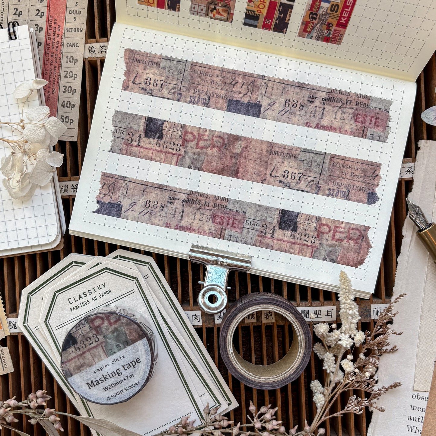 Sunny Sunday Washi Tape - Papiers