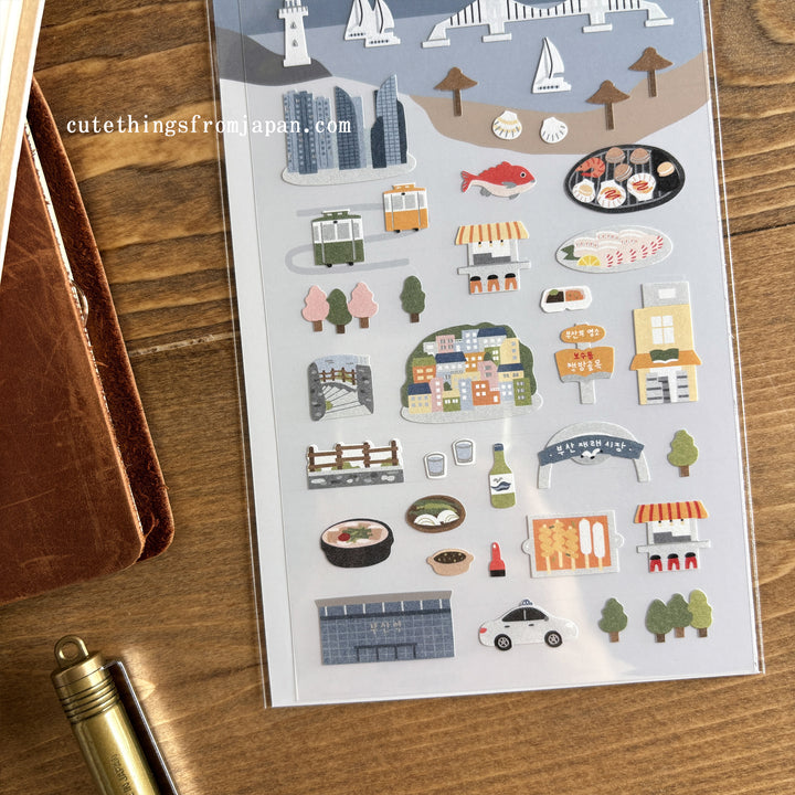 Daily Deco Stickers - Trip to Korea