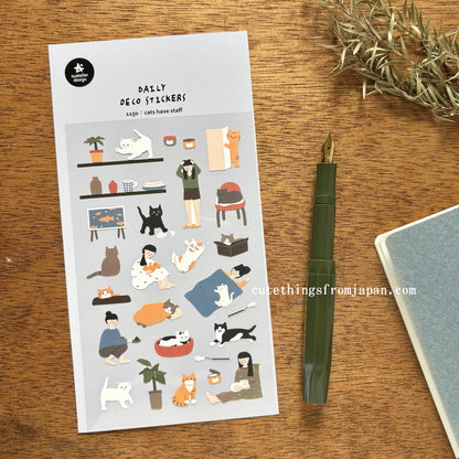Daily Deco Stickers - Life with Cats