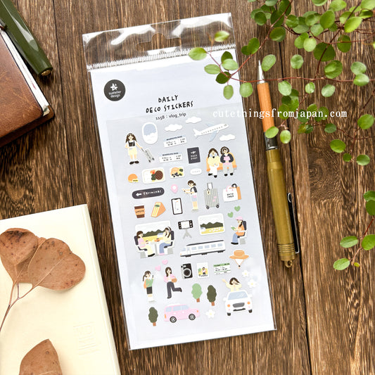 Daily Deco Stickers - Vlog_travel