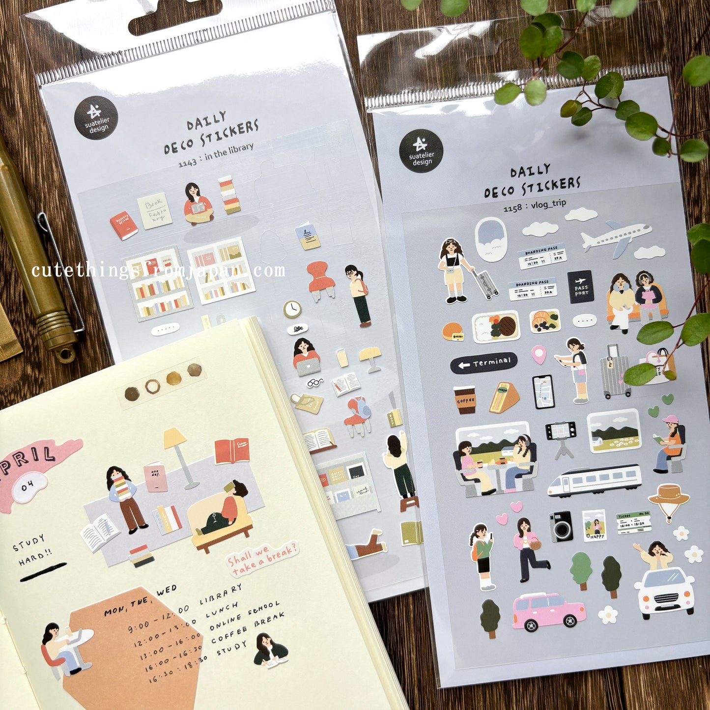 Daily Deco Stickers - Vlog_travel