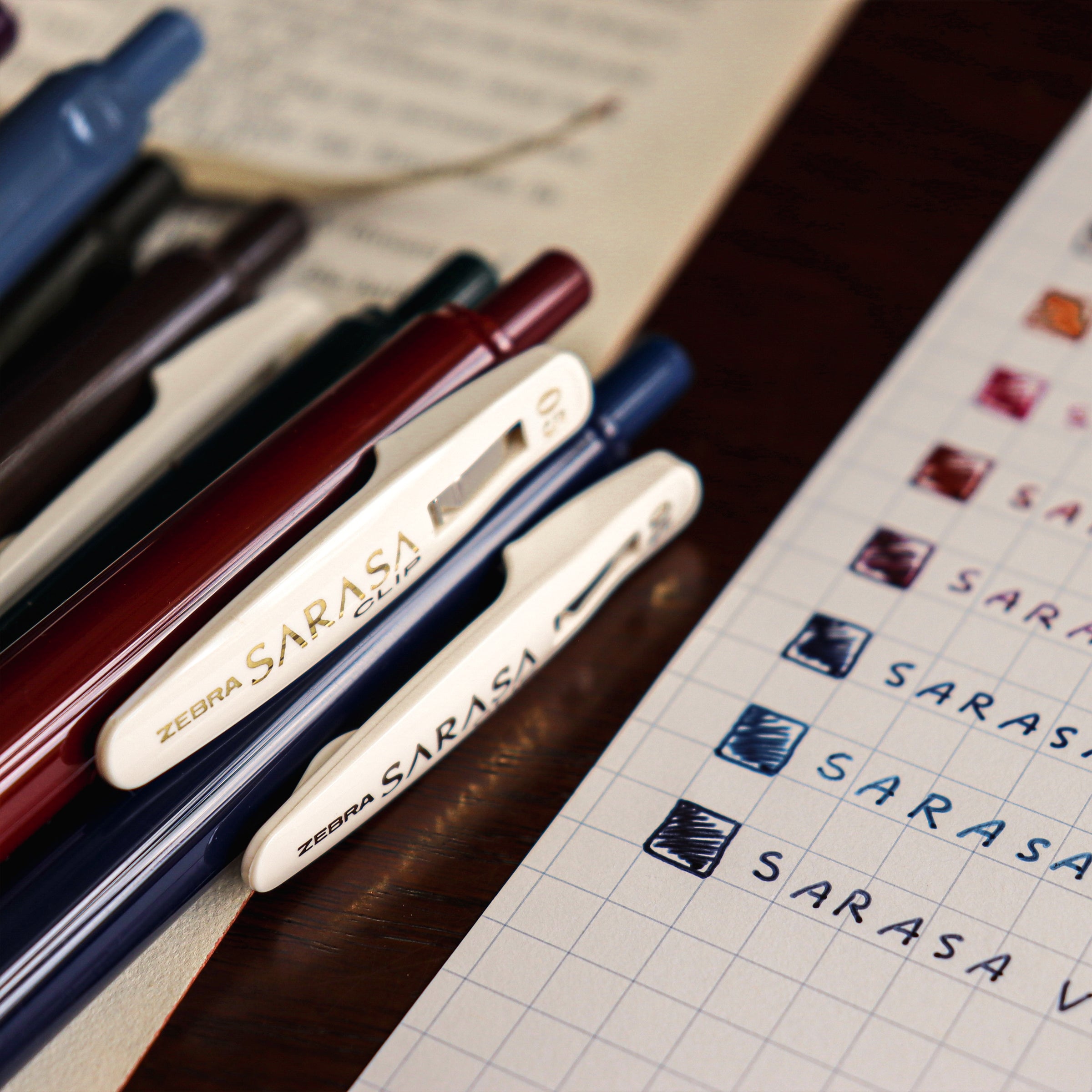 SARASA CLIP Pen - Vintage Colors