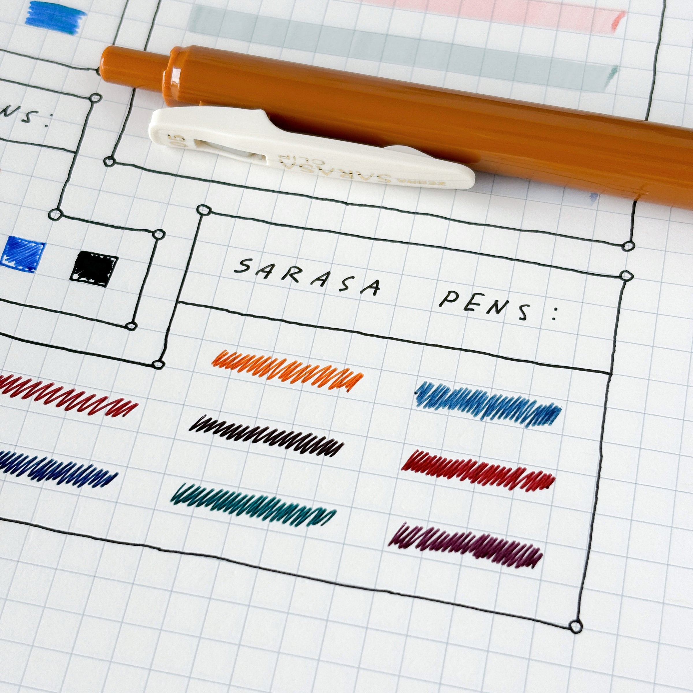 SARASA CLIP Pen - Vintage Colors