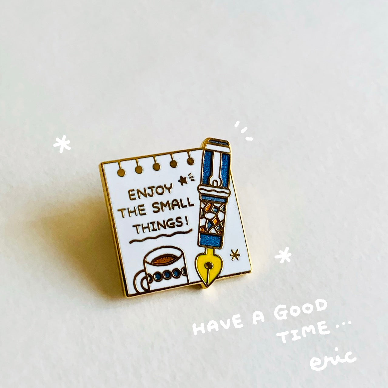 【数量限定】eric x CTFJ / 七宝焼ピンバッジ