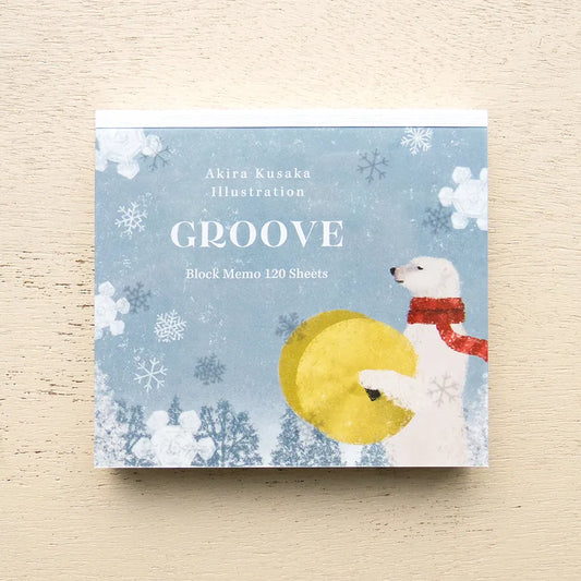 Akira Kusaka / Square Memo Pad - Groove