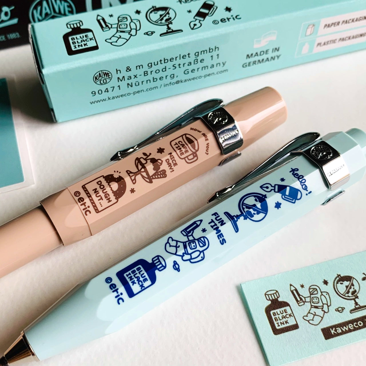 Papier Platz x eric / Kaweco Skyline Sport Fountain Pen / Ball-point Pen (limited stock)
