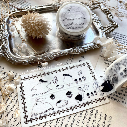 cotori cotori Washi Tape - Monochrome