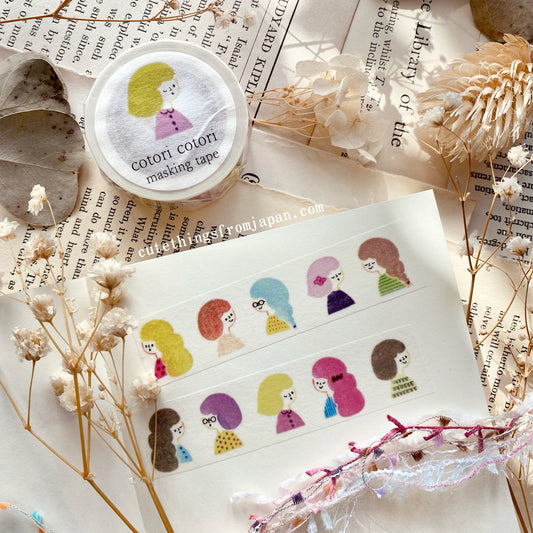 cotori cotori Washi Tape - Colorful Girls