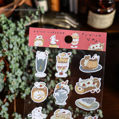 Shoichiro Tobimatsu Stickers - Sweets Paradise