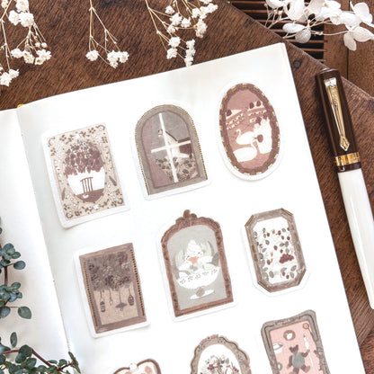 トビマツショウイチロウ / フレークシール「箔入りframe」