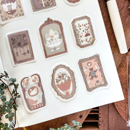 トビマツショウイチロウ / フレークシール「箔入りframe」