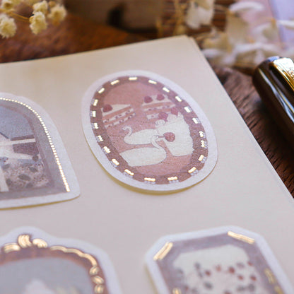 トビマツショウイチロウ / フレークシール「箔入りframe」