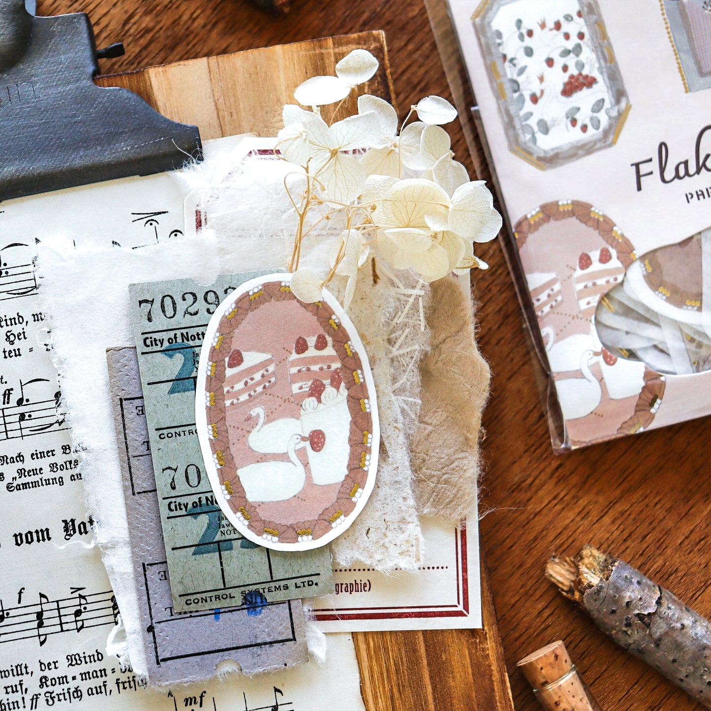 トビマツショウイチロウ / フレークシール「箔入りframe」