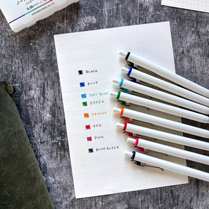 Uni-ball One - Basic (8 Colors / 0.5mm)