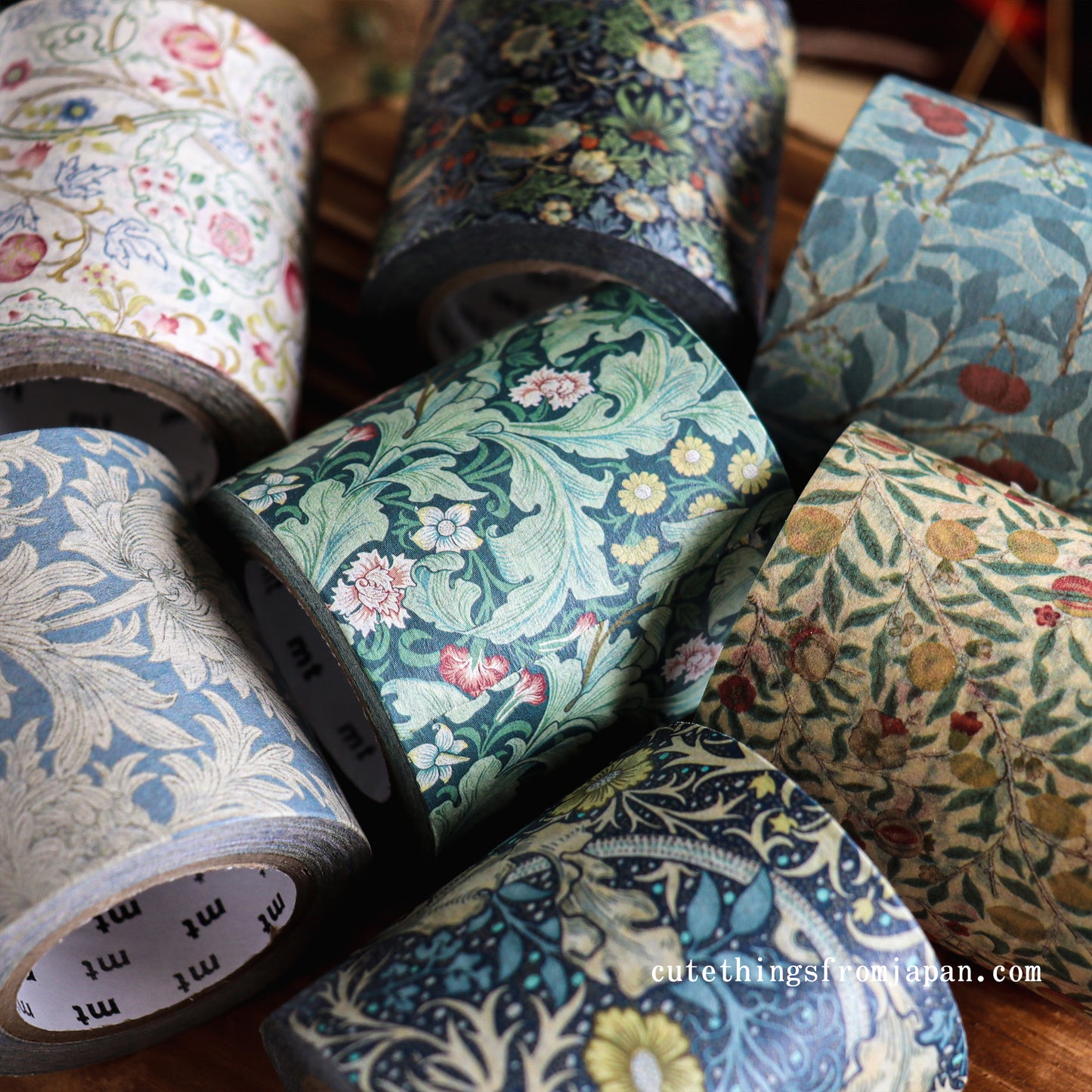 William Morris x mt Washi Tape - Seaweed