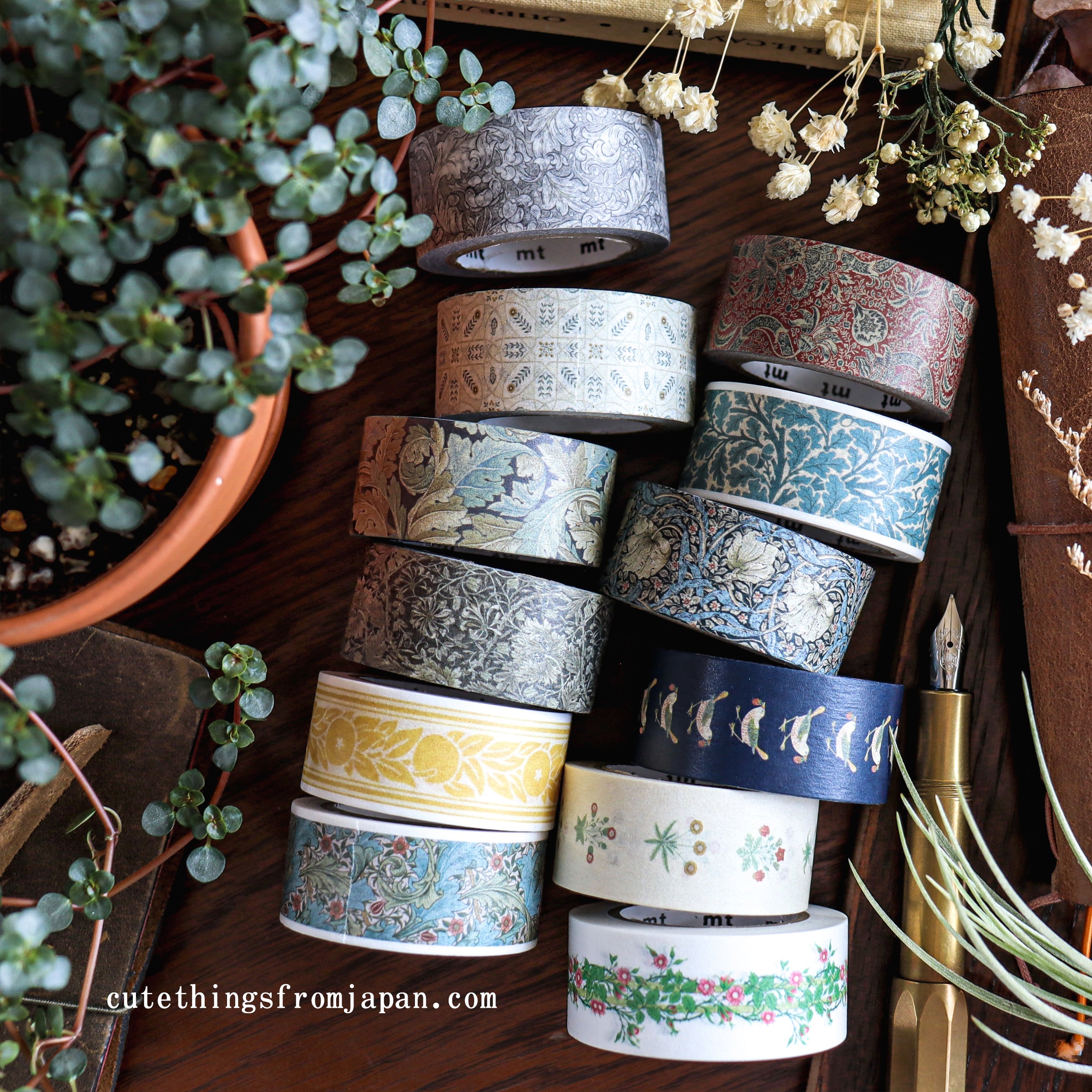 William Morris x mt Washi Tape - Oaktree