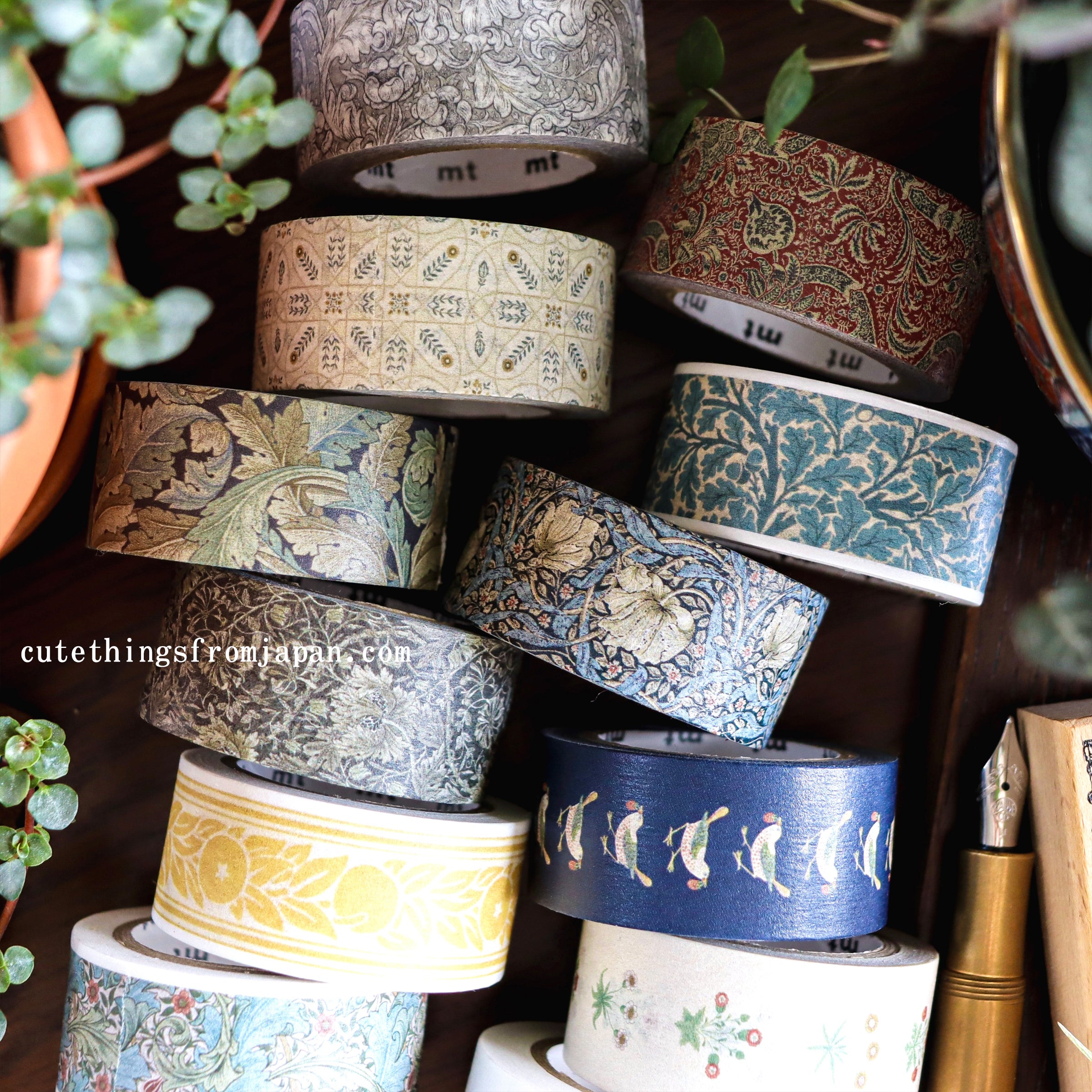 William Morris x mt Washi Tape - Oaktree