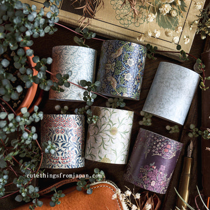 William Morris x mt Washi Tape - Pure Willow Boughs Eggshell/Chalk
