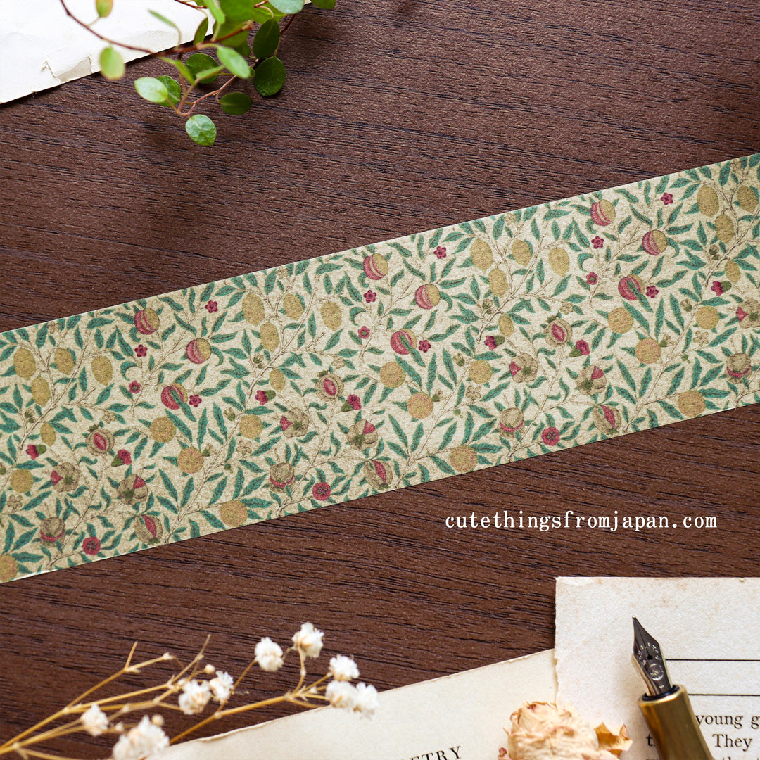 William Morris x mt Washi Tape - Fruits