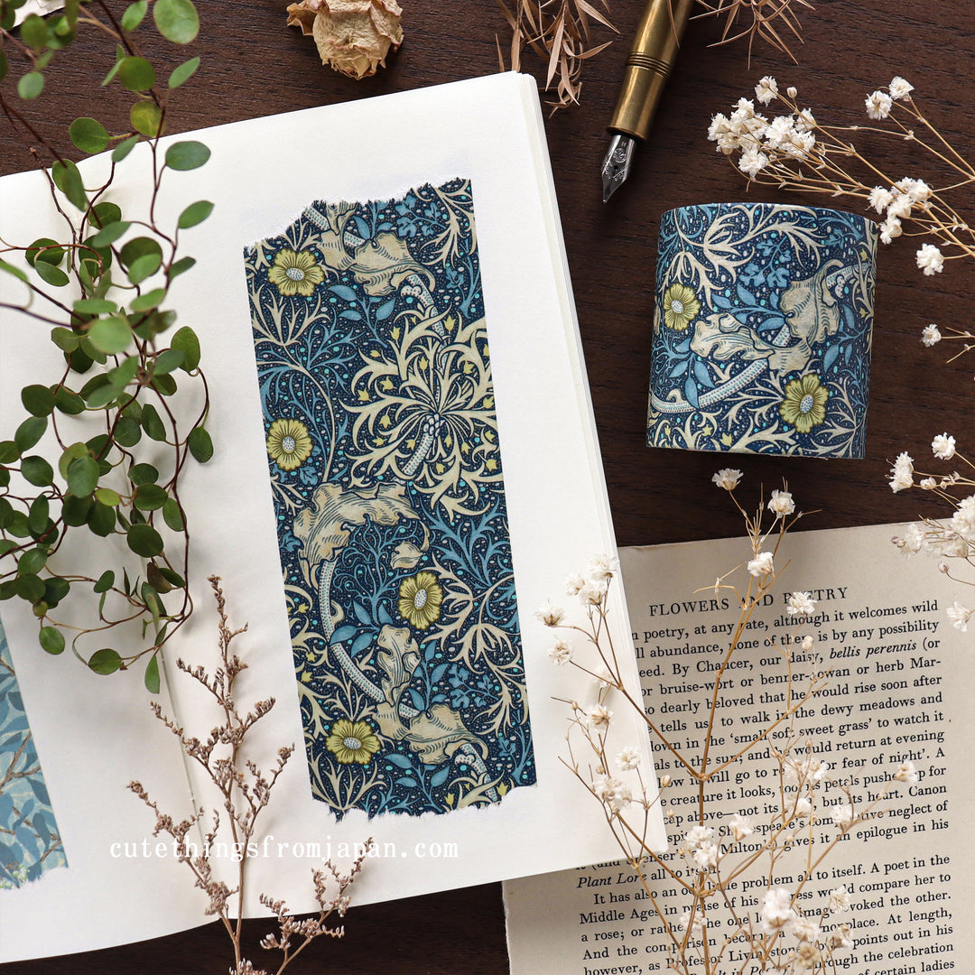 William Morris x mt Washi Tape - Seaweed