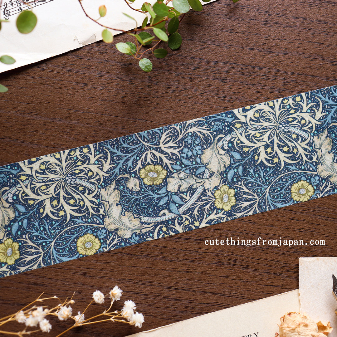 William Morris x mt Washi Tape - Seaweed