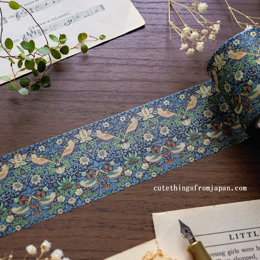 William Morris x mt Washi Tape - Strawberry Thief