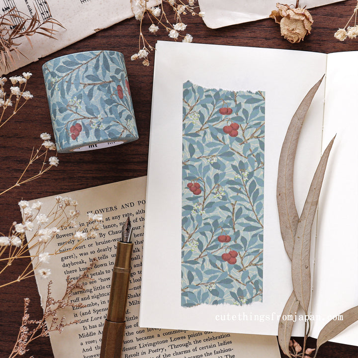 William Morris x mt Washi Tape - Arbutus