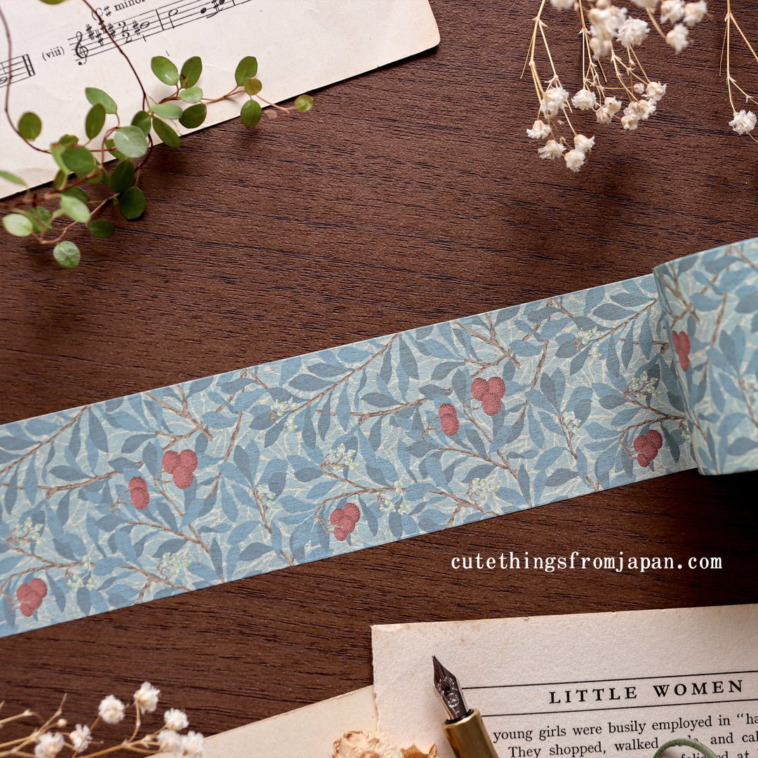 William Morris x mt Washi Tape - Arbutus