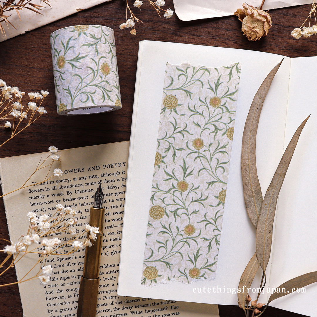 Washi Tape - Scroll and Flower