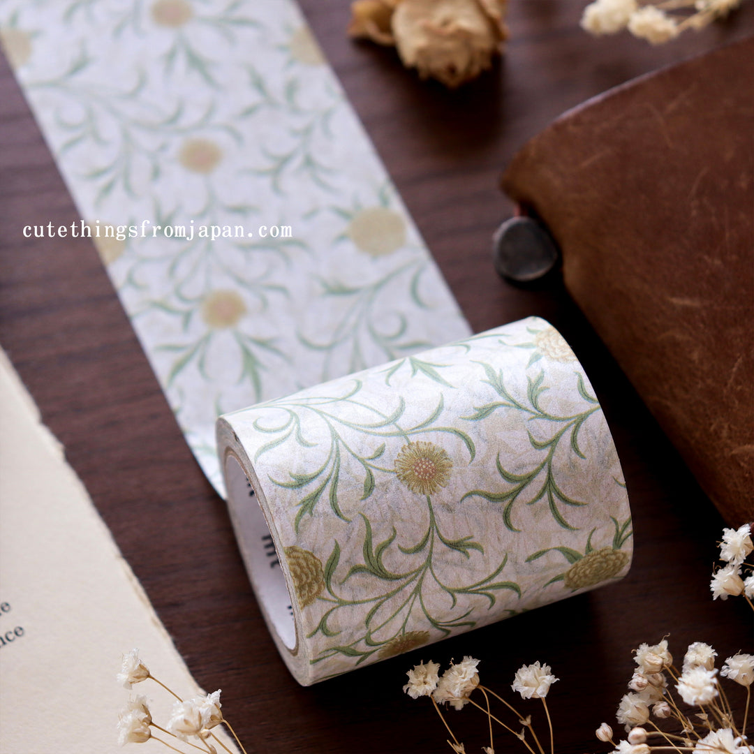 Washi Tape - Scroll and Flower