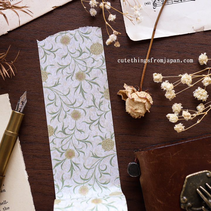 Washi Tape - Scroll and Flower