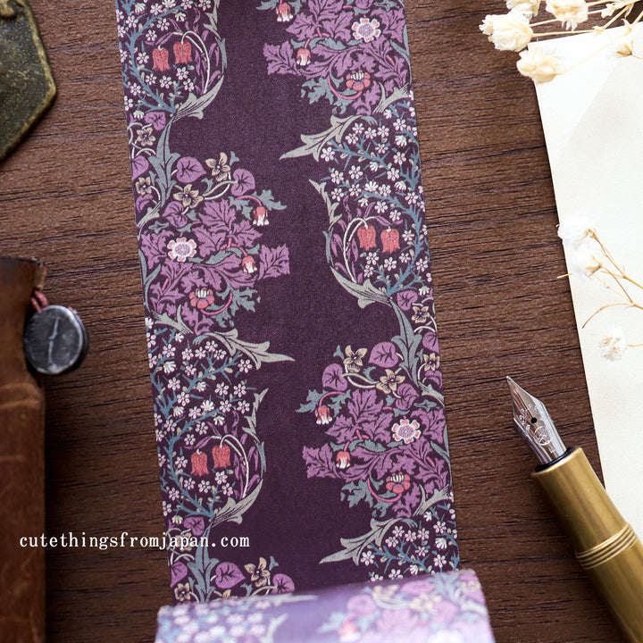 William Morris Washi Tape - Blackthorn