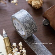 William Morris x mt Washi Tape - Pure Bachelors Button Stone/Linen