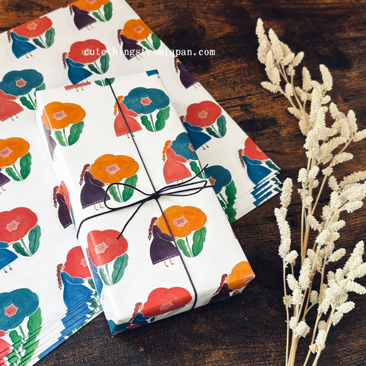 cotori cotori Wrapping Paper Set - Botanical (A4)