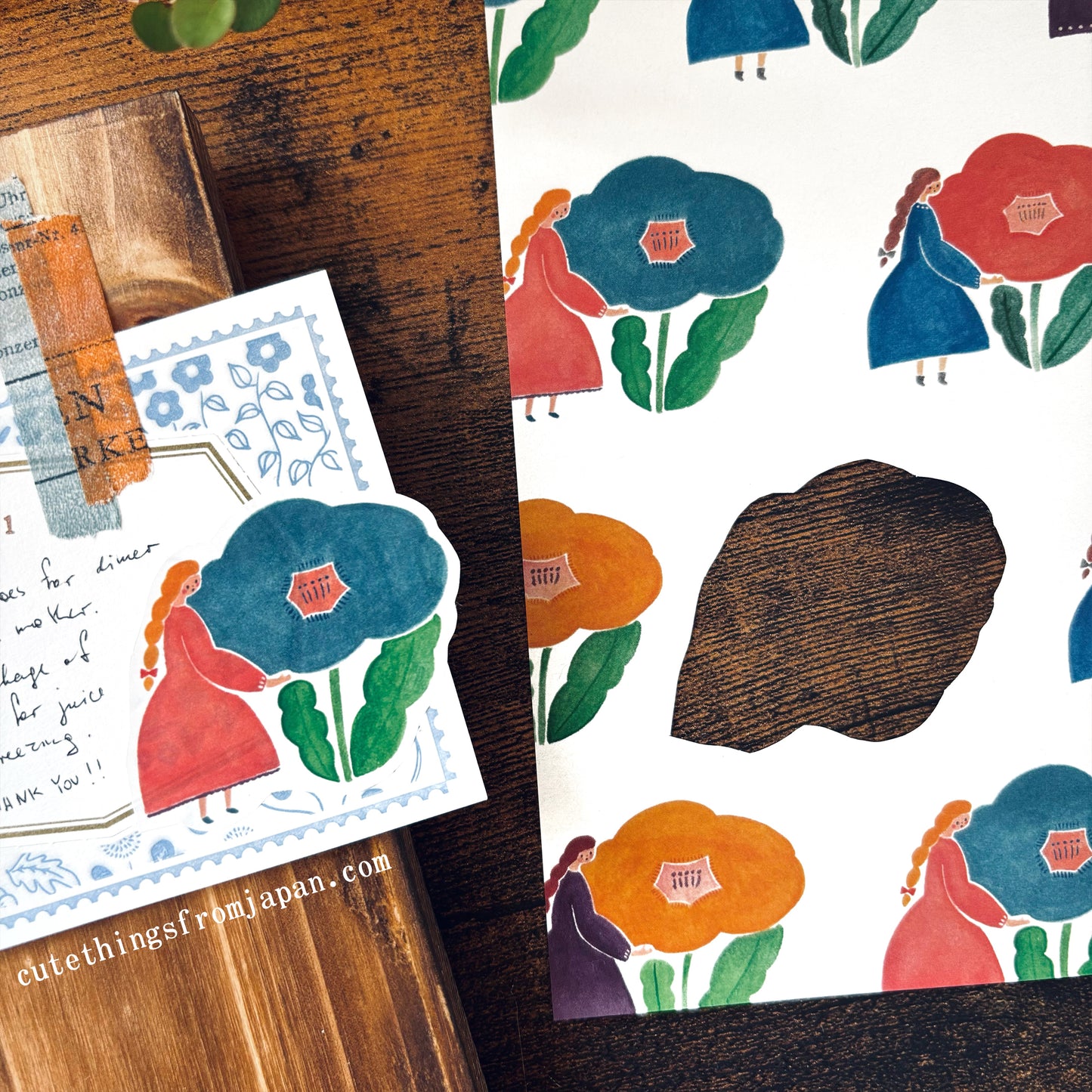 cotori cotori Wrapping Paper Set - Botanical (A4)