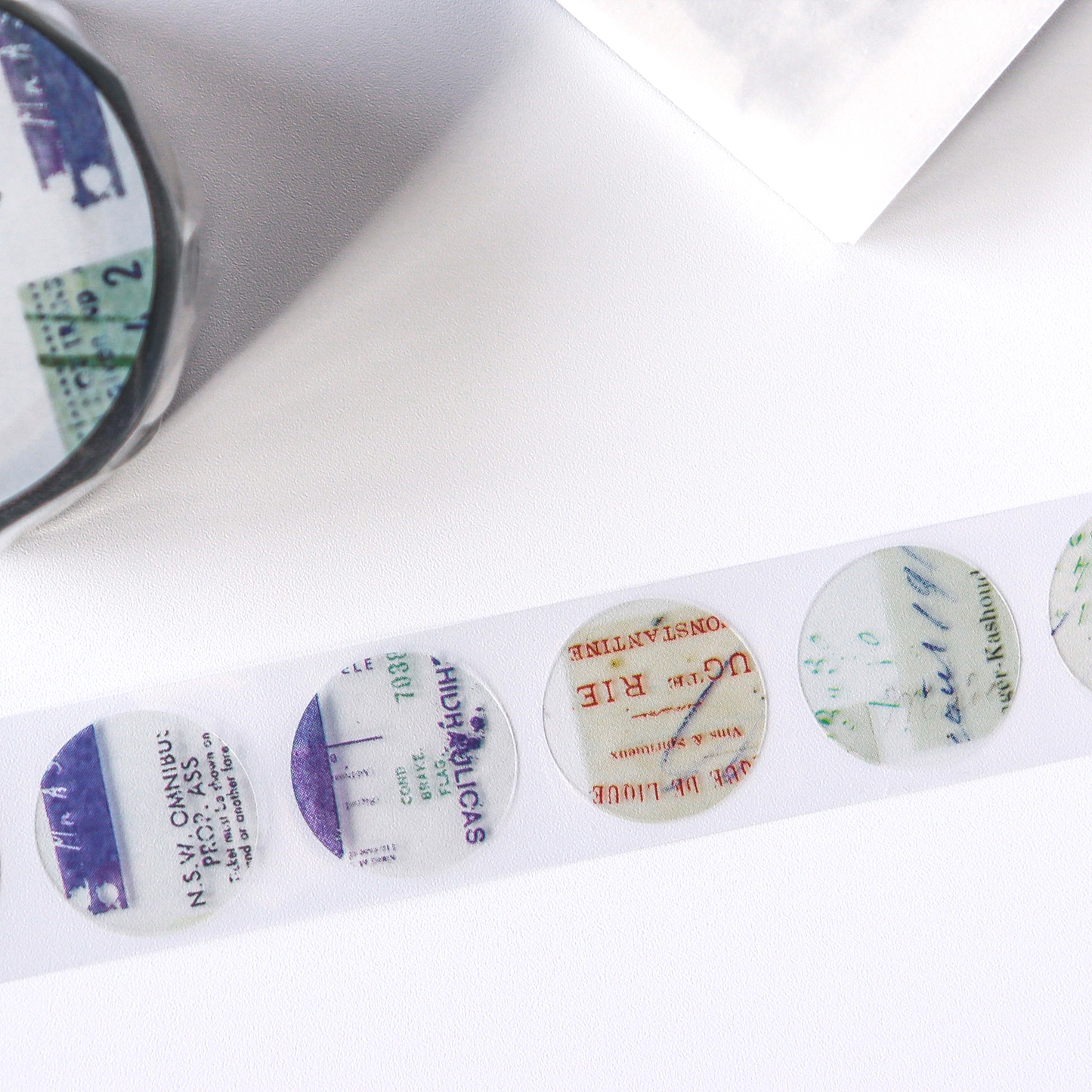 Yohaku / Clear Sticker Roll - Collage