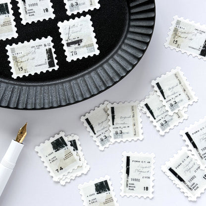 Yohaku / Flake Stickers - Moon and Star