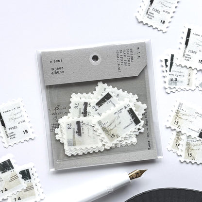 Yohaku / Flake Stickers - Moon and Star