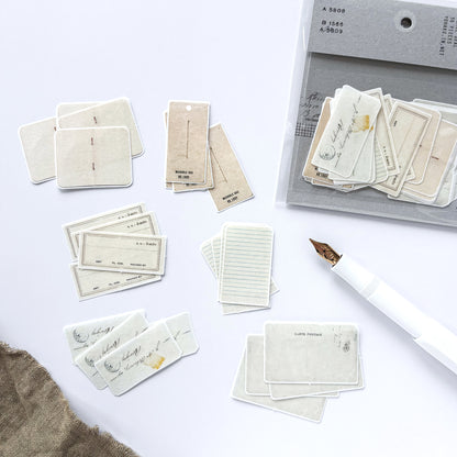 Yohaku / Flake Stickers - Vintage