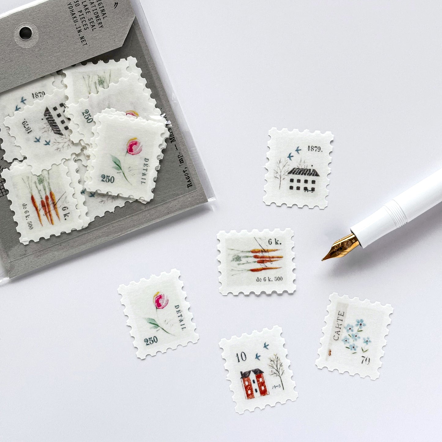Yohaku / Flake Stickers - Letter