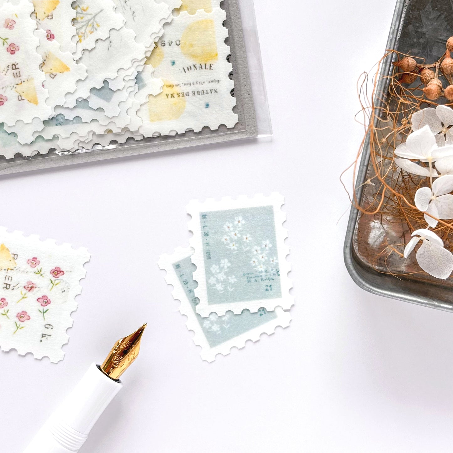 Yohaku / Flake Stickers - Letter