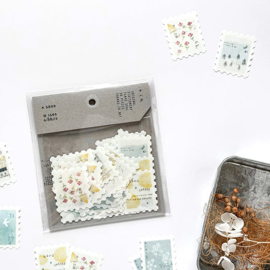 Yohaku / Flake Stickers - Letter