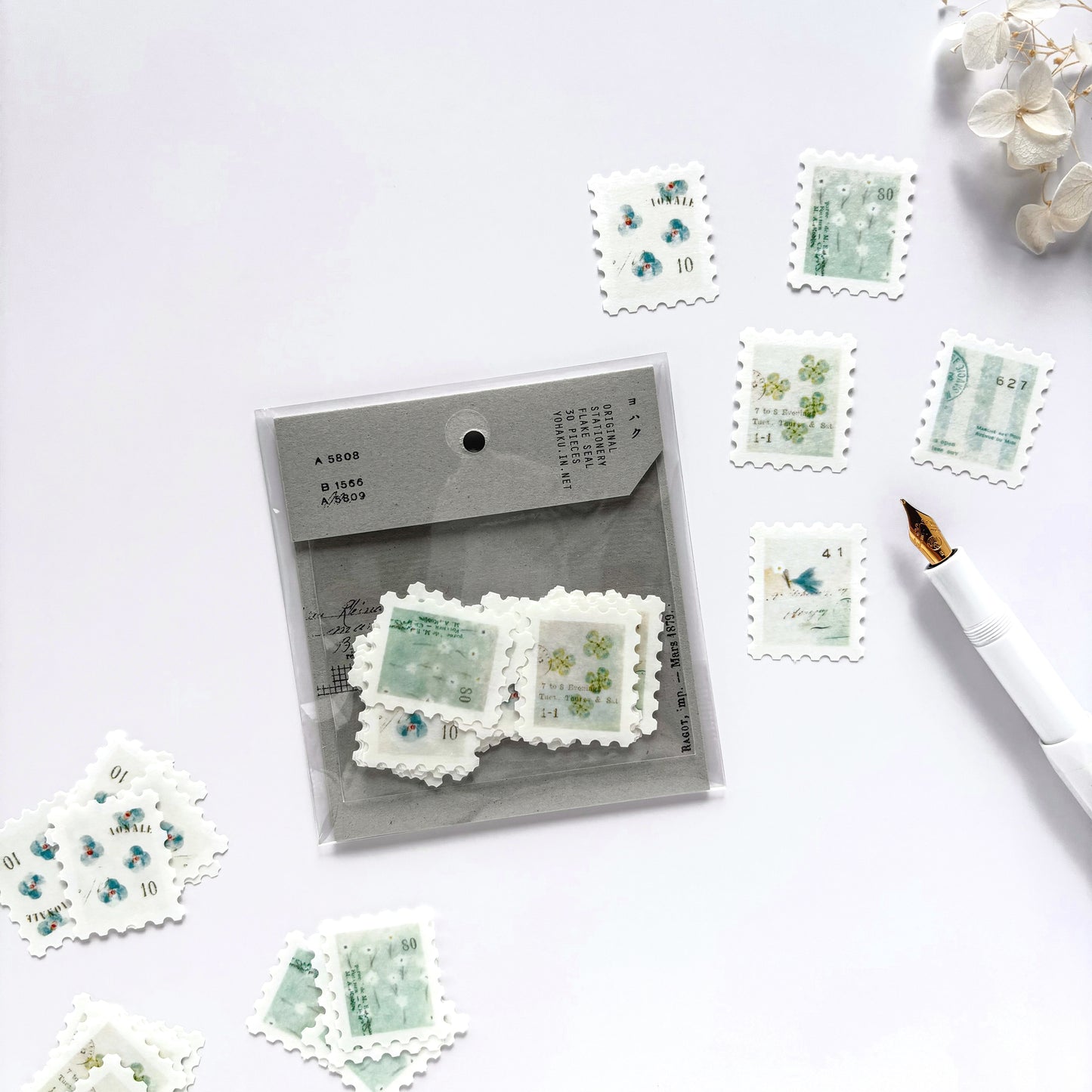 Yohaku / Flake Stickers - Diary
