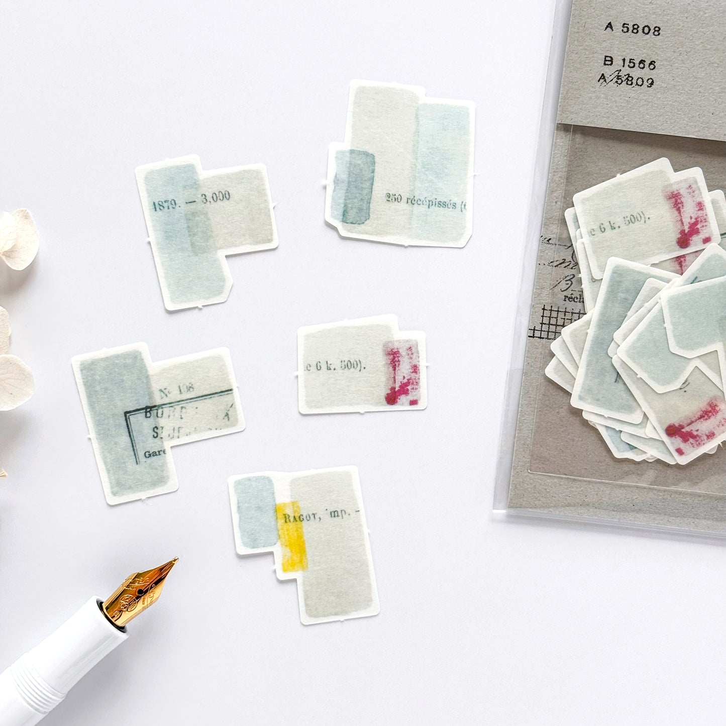 Yohaku / Flake Stickers - Blocks
