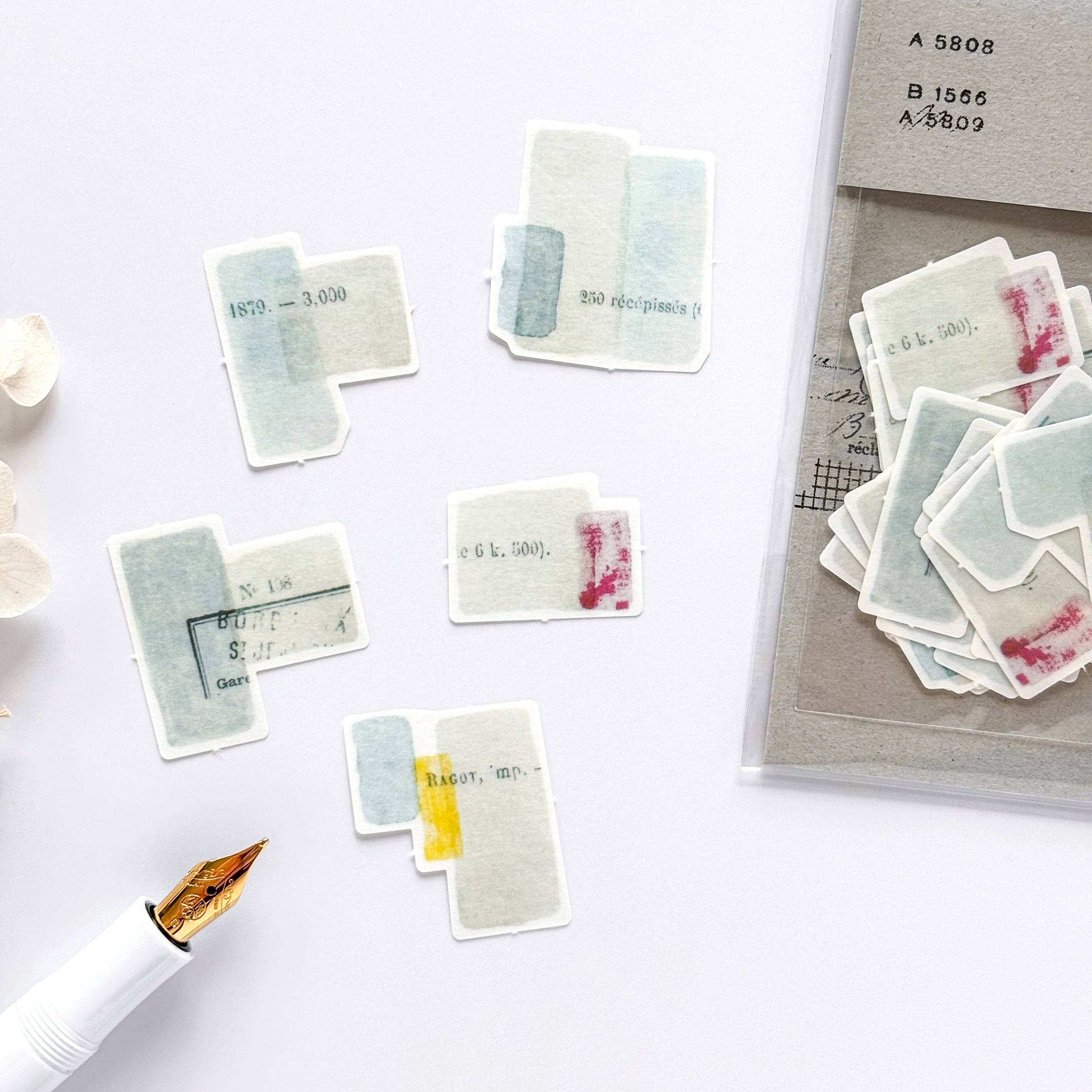 Yohaku / Flake Stickers - Blocks