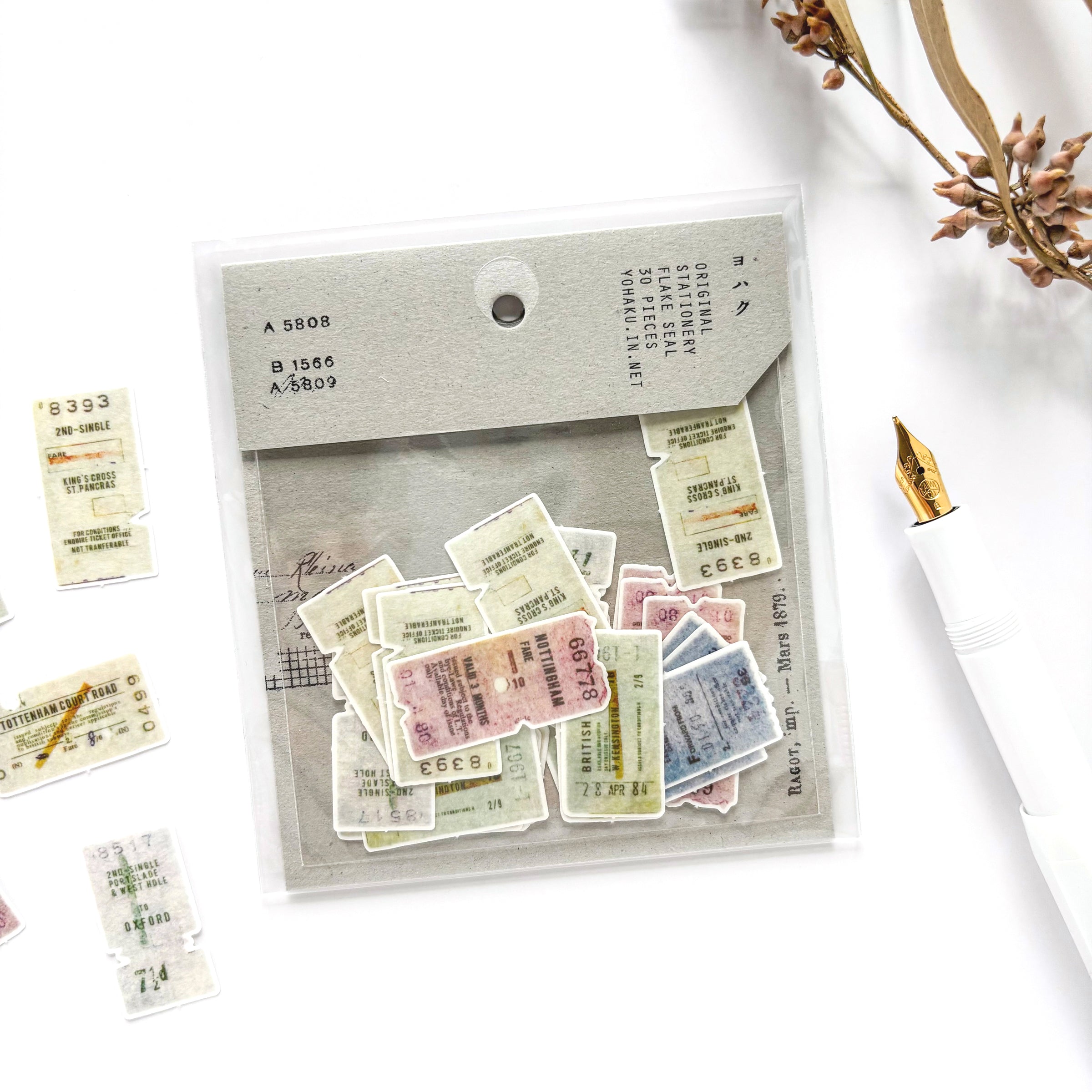 ヨハク / フレークシール / チケット