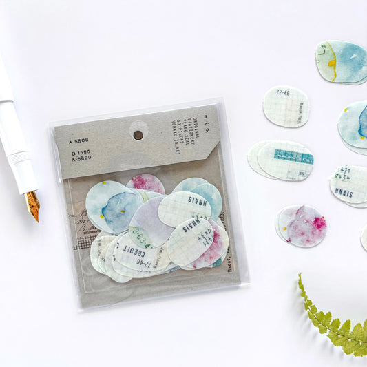 Yohaku / Flake Stickers - Nuance