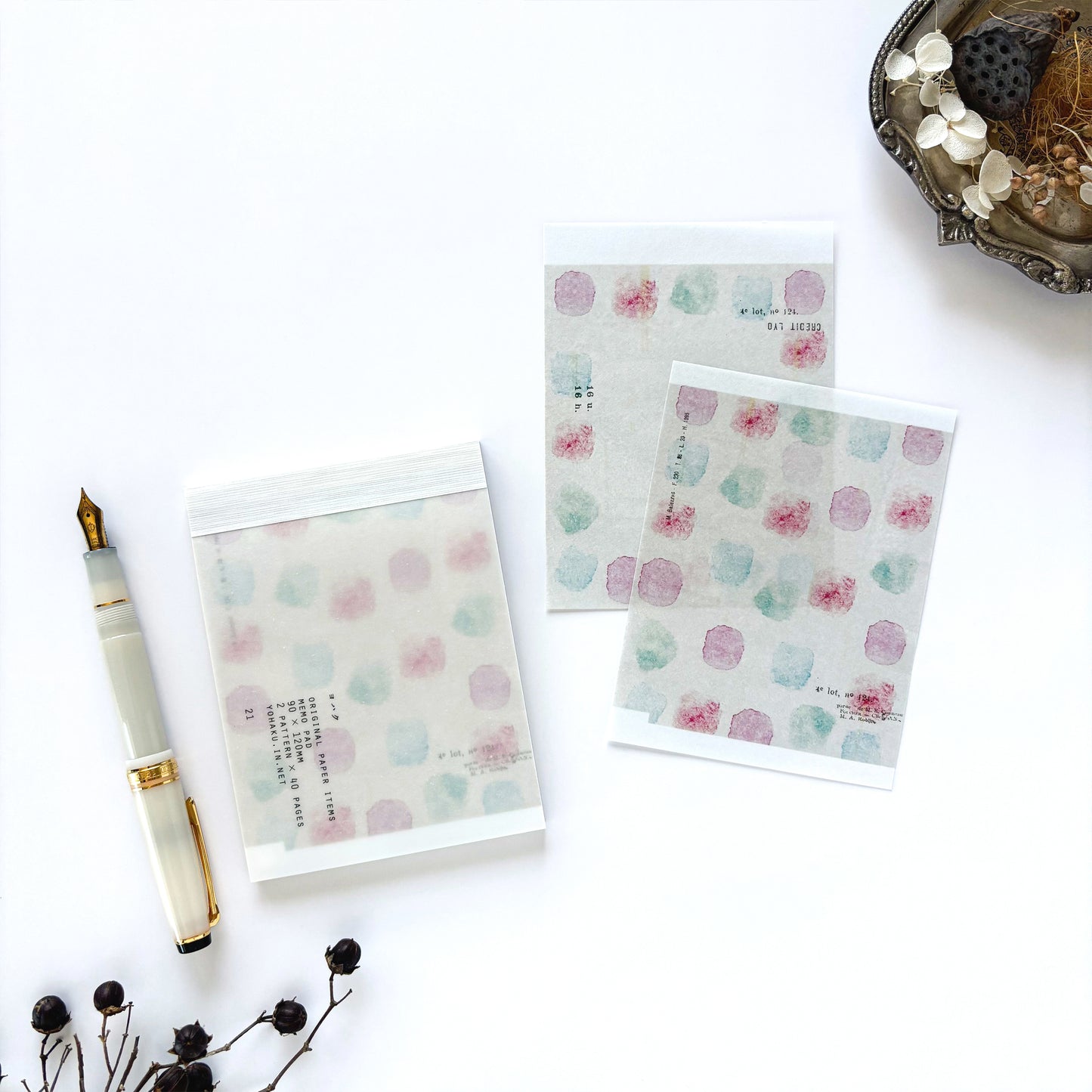 Yohaku / Memo Pad - Palette