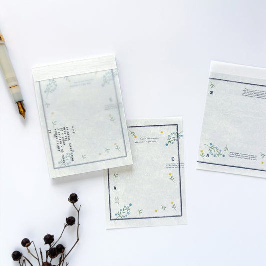 Yohaku / Memo Pad - Botanical Encyclopedia